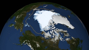 Arctic-ice-shrinkage